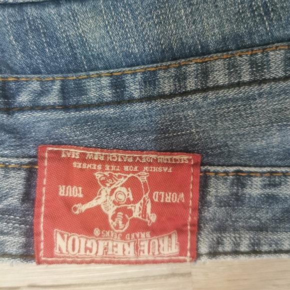 Rare! True Religion Joey Patch jeans, 27x32 - Picture 11 of 11